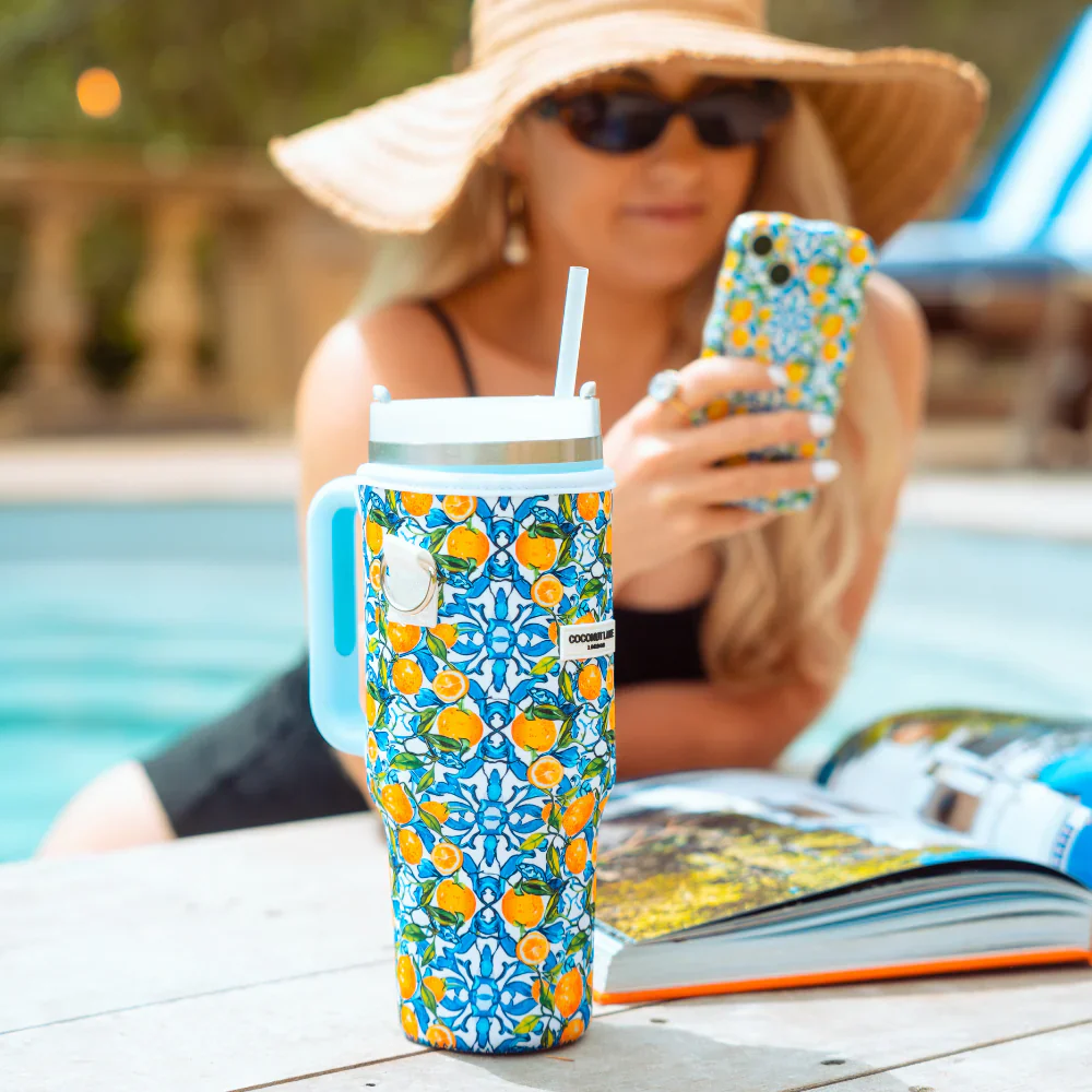 Amalfi Lemon Tumbler Carry Case by Coconut Lane - Image 5