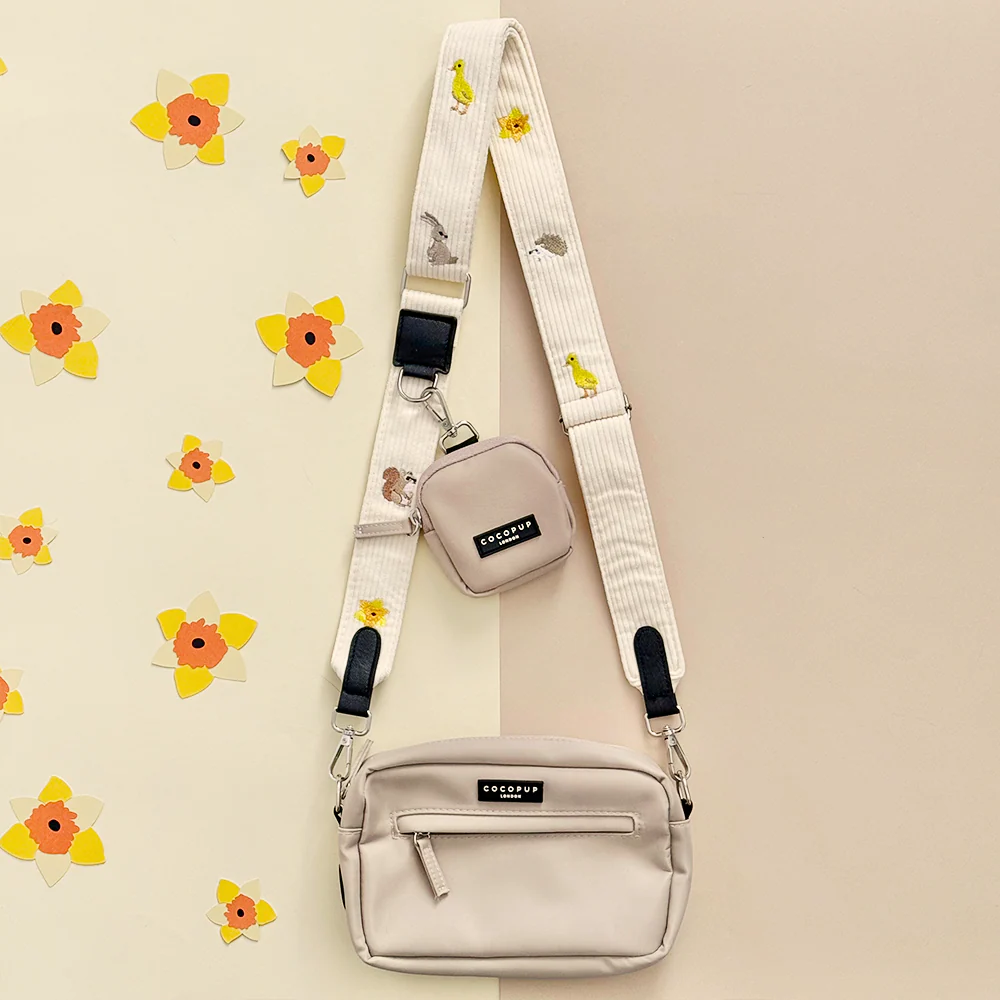 Bag Strap - Embroidered Woodland Walkies - Image 3