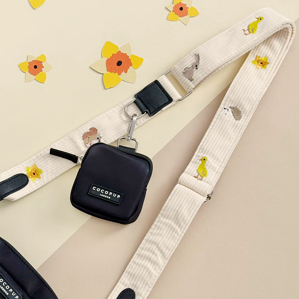 Bag Strap - Embroidered Woodland Walkies - Image 4