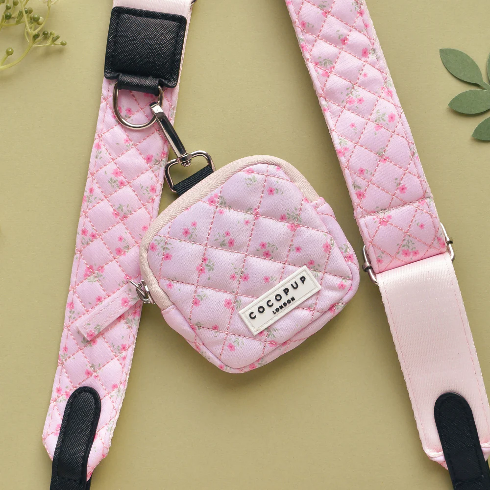 Bag Strap - Quilted Ditsy Floral Pink - Image 3