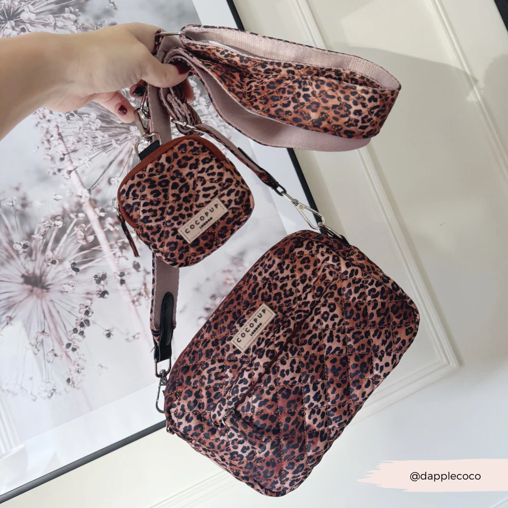 Bag Strap - Quilted Leopard Pup - Image 4