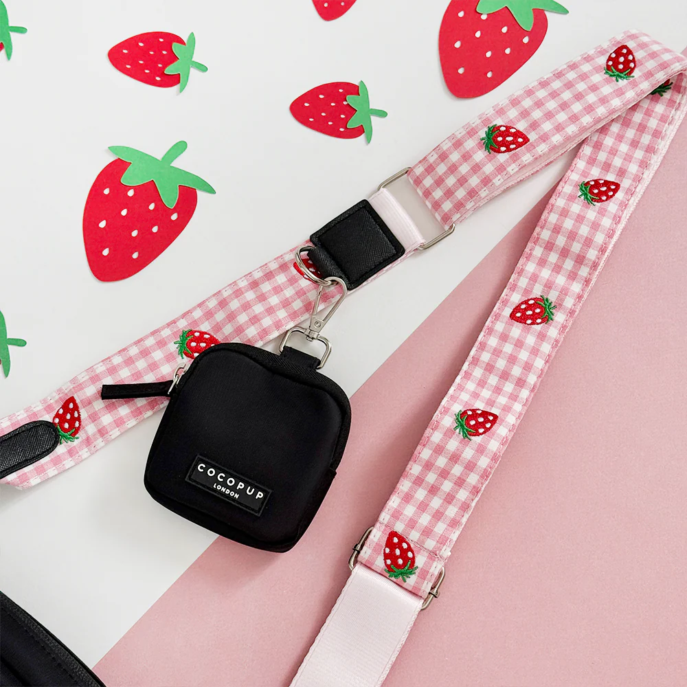Bag Strap - Strawberry Picnic Pup - Image 2