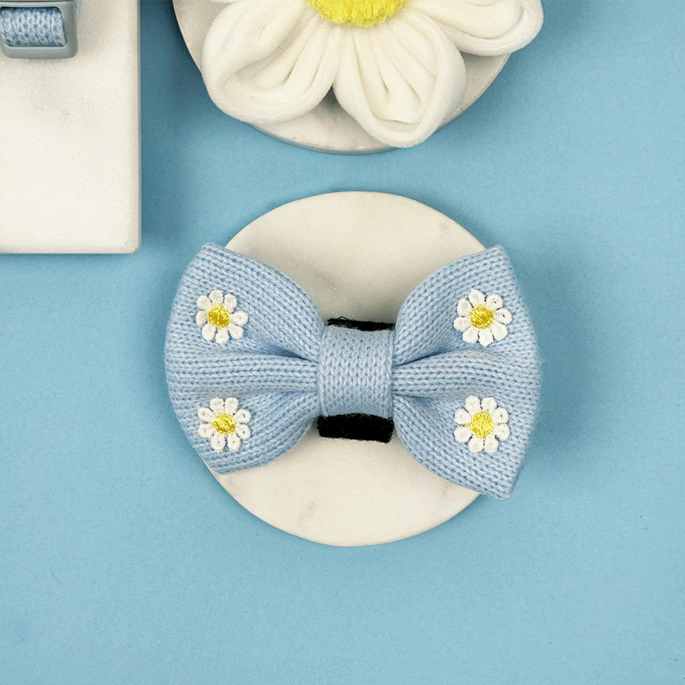 Blue Daisy Dream Bow Tie