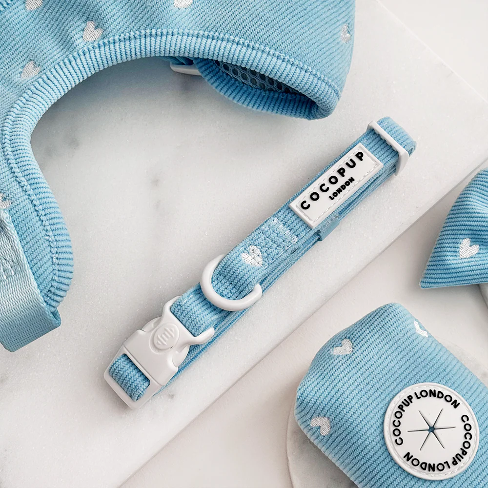 Blue Heartstrings Cord Adjustable Neck Harness, Lead & Collar Bundle - Image 6
