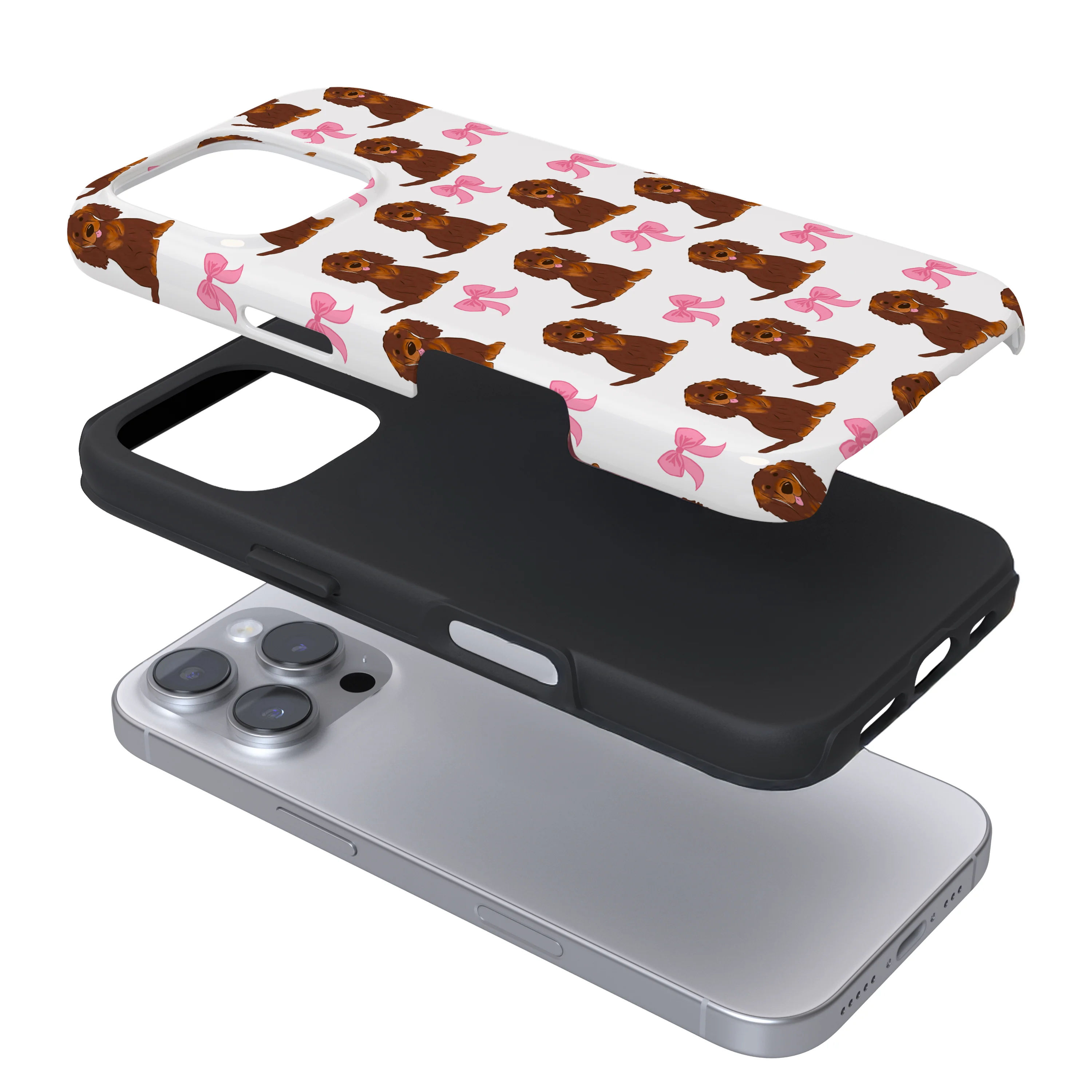 Choose Your Breed Tough Phone Case - Bows & Besties - Image 2