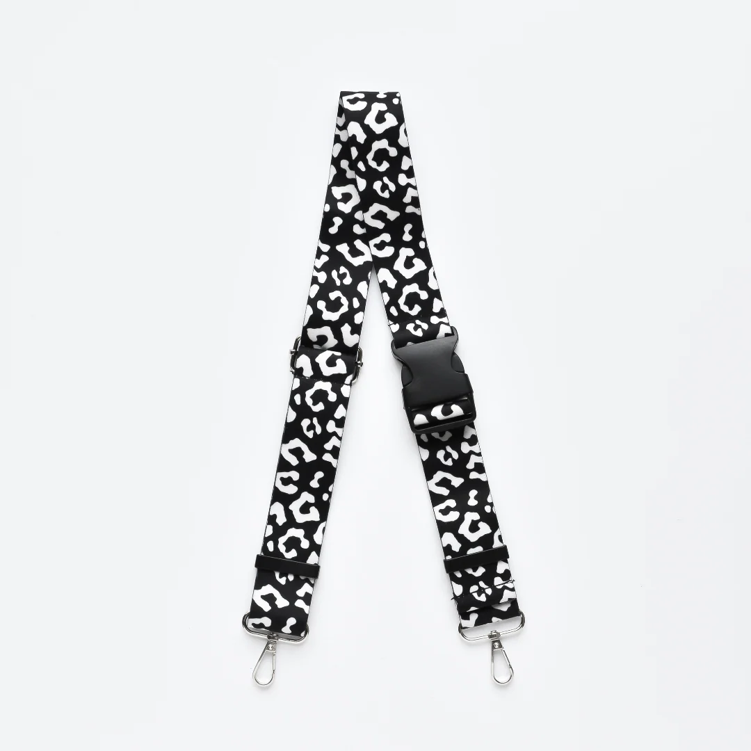 Bum Bag Strap - Black Leopard - Image 2