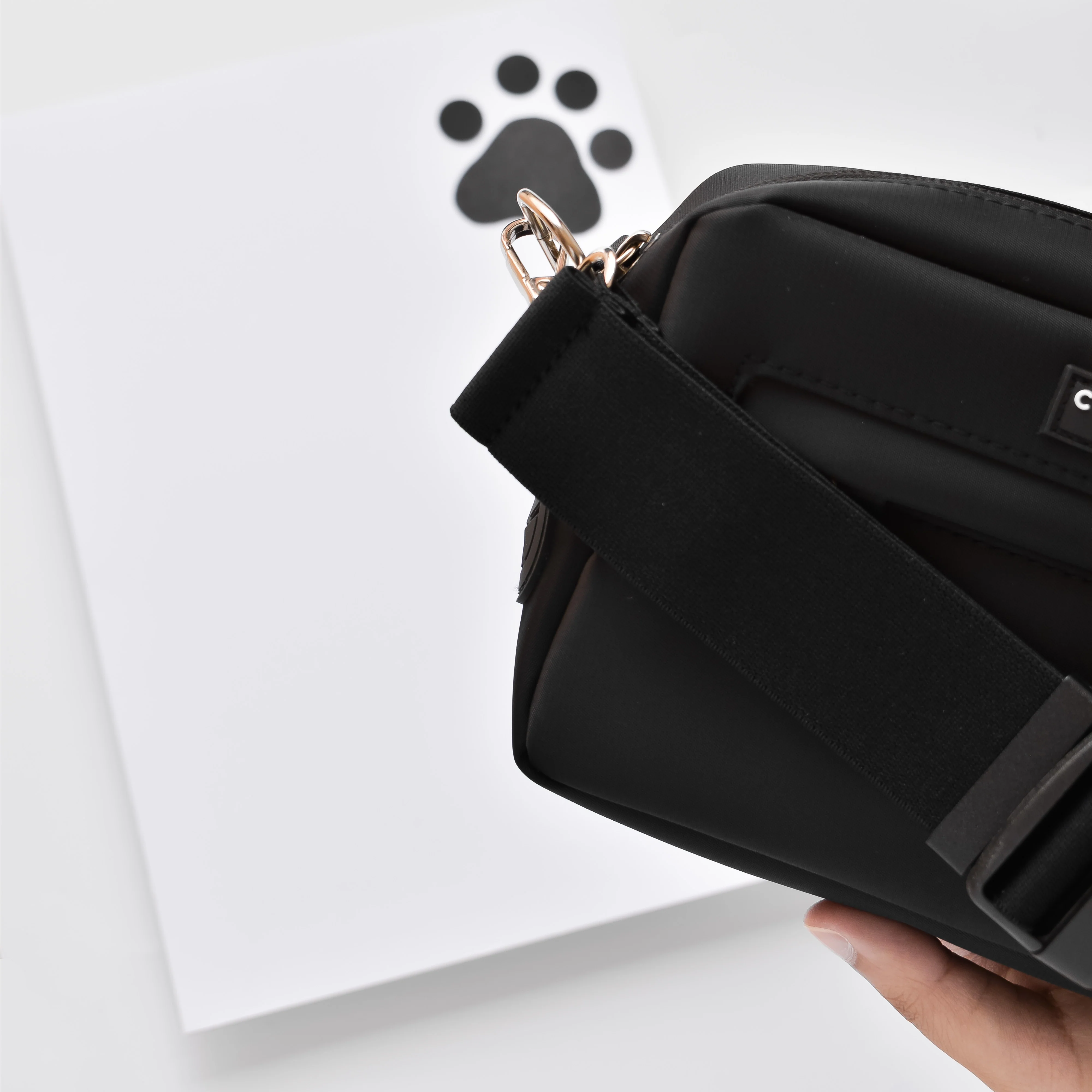 Bum Bag Strap - Plain Black - Image 9