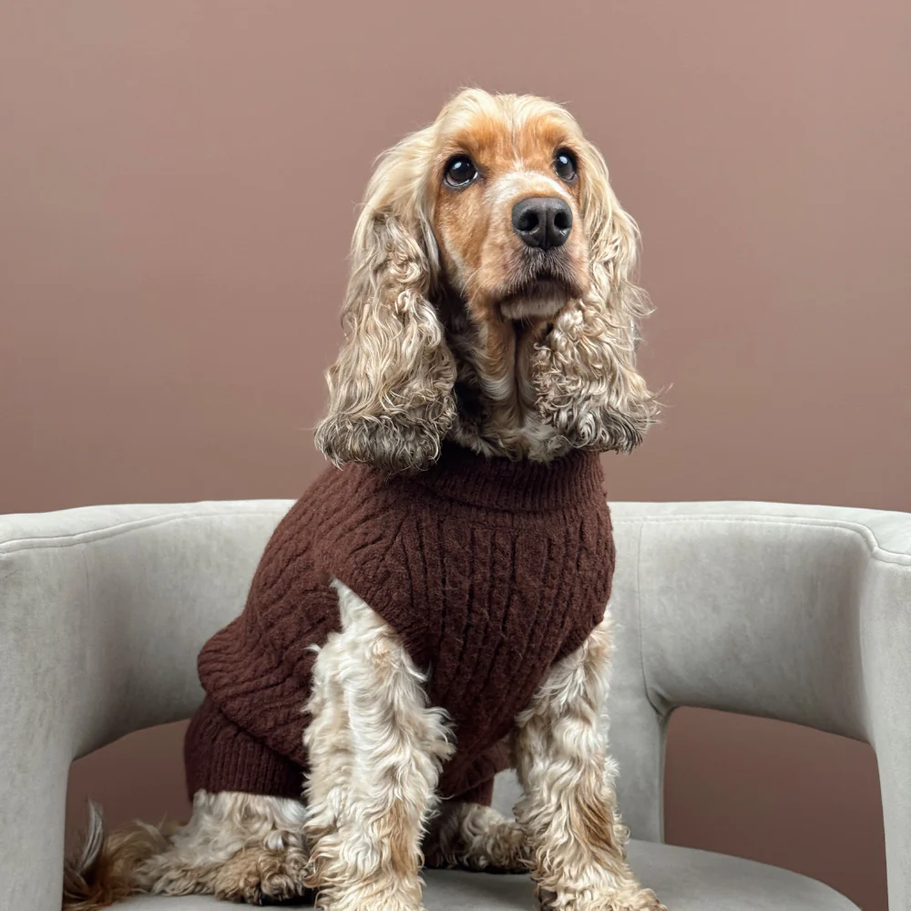 Jumper - Cable Knit Hot Coco - Image 7