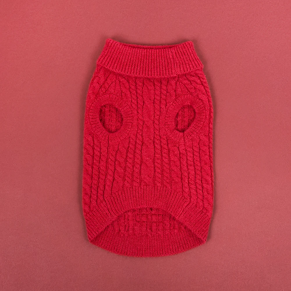 Jumper - Cable Knit Mulled Wine - Image 3