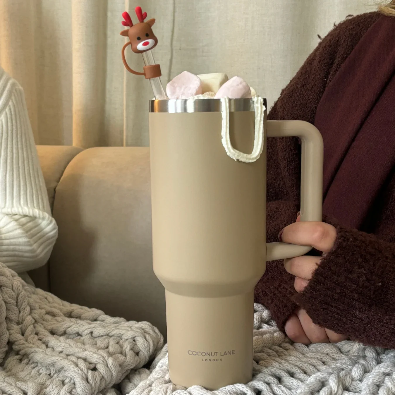 Caramel Latte Stainless Steel Tumbler - By Coconut Lane - Image 9