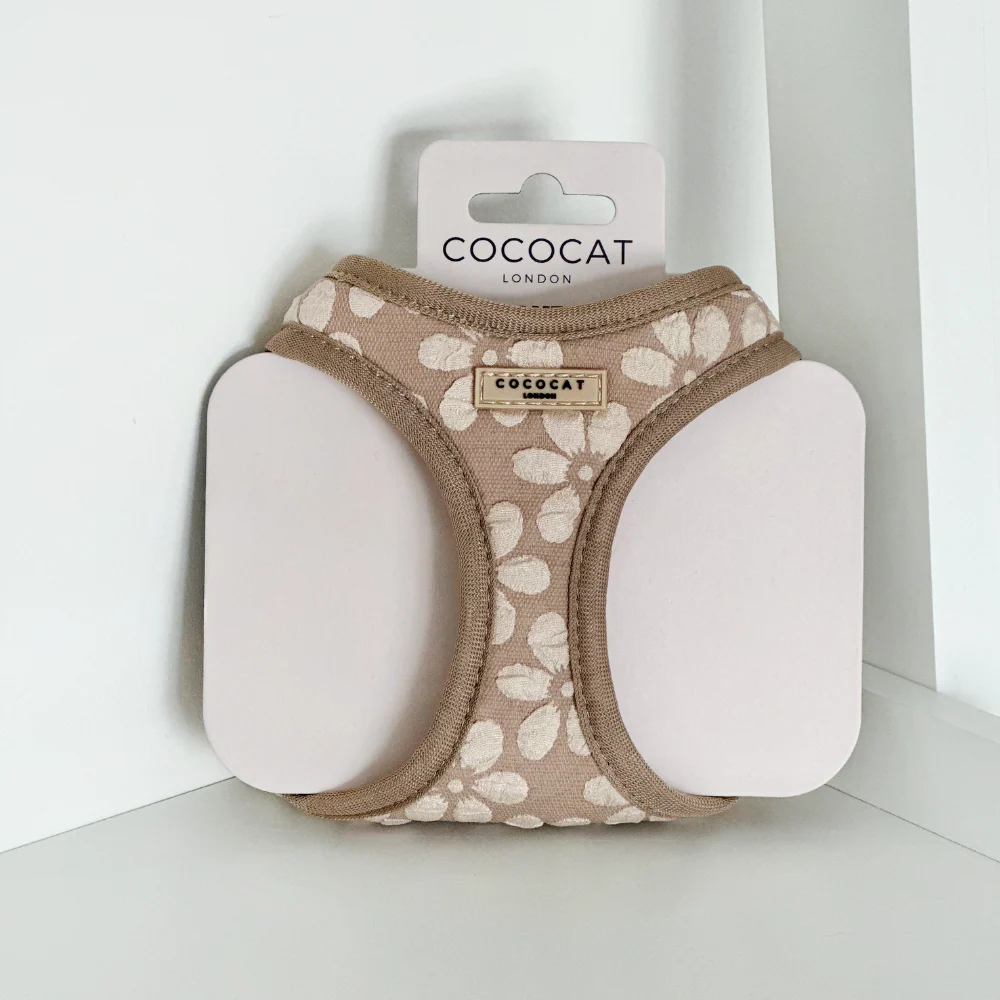 Cat Harness - Mocha Flower - Image 3