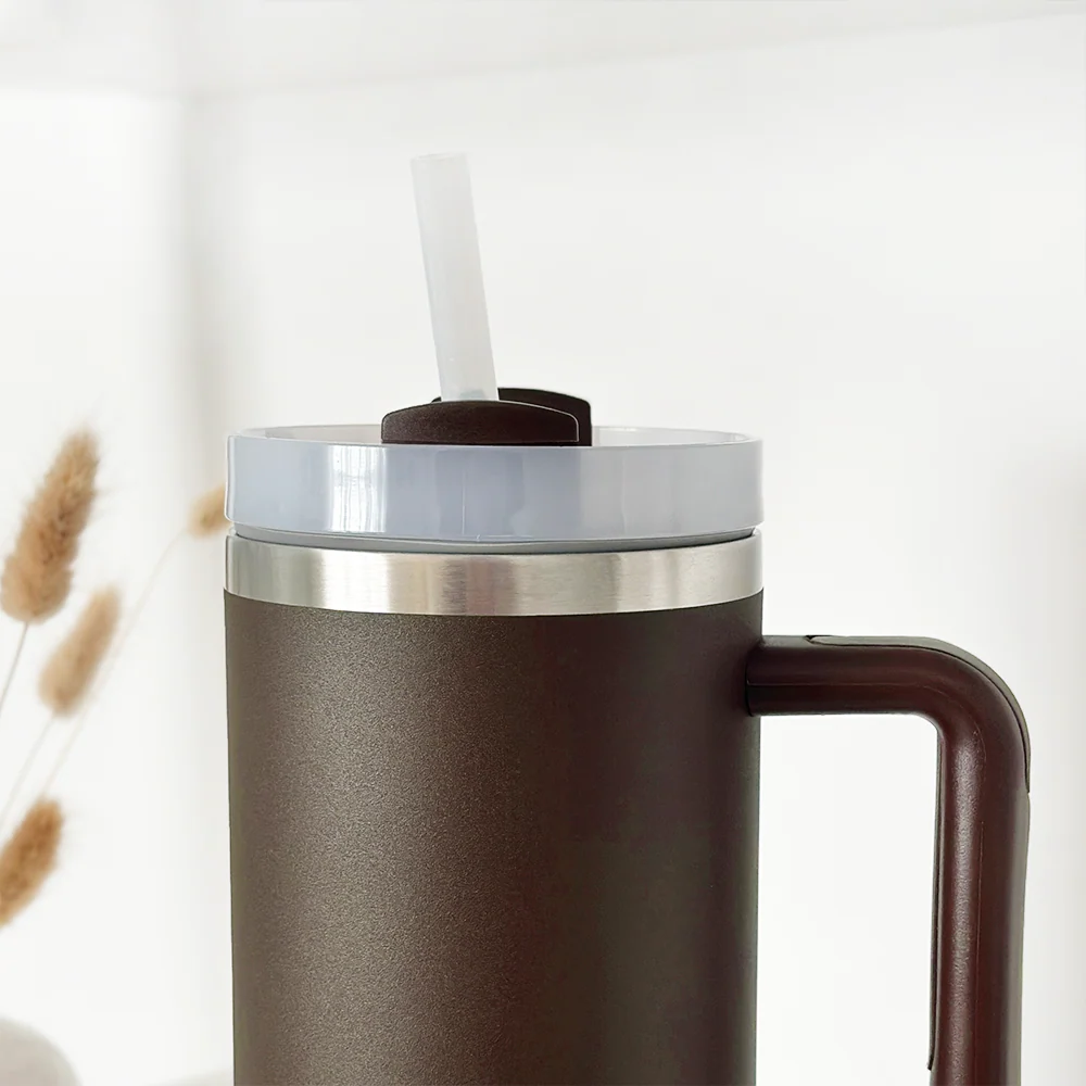 Chocolate Stainless Steel Tumbler - By Coconut Lane - Image 3