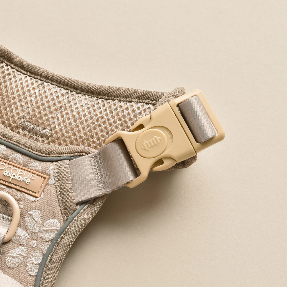 Explore Harness - Mocha Flower - Image 3