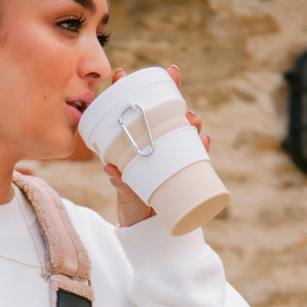 Collapsible Coffee Cup - Nude - Image 5