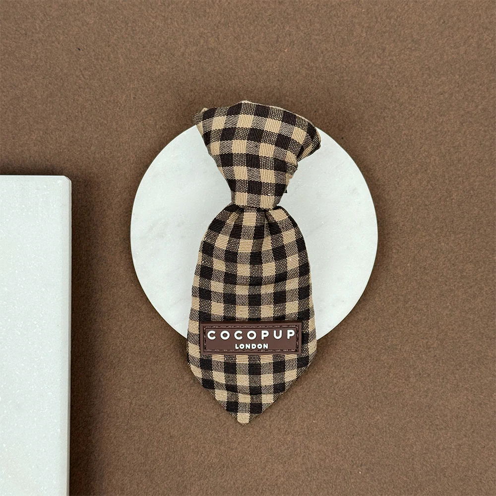 Cotswold Check Dog Tie - Image 2