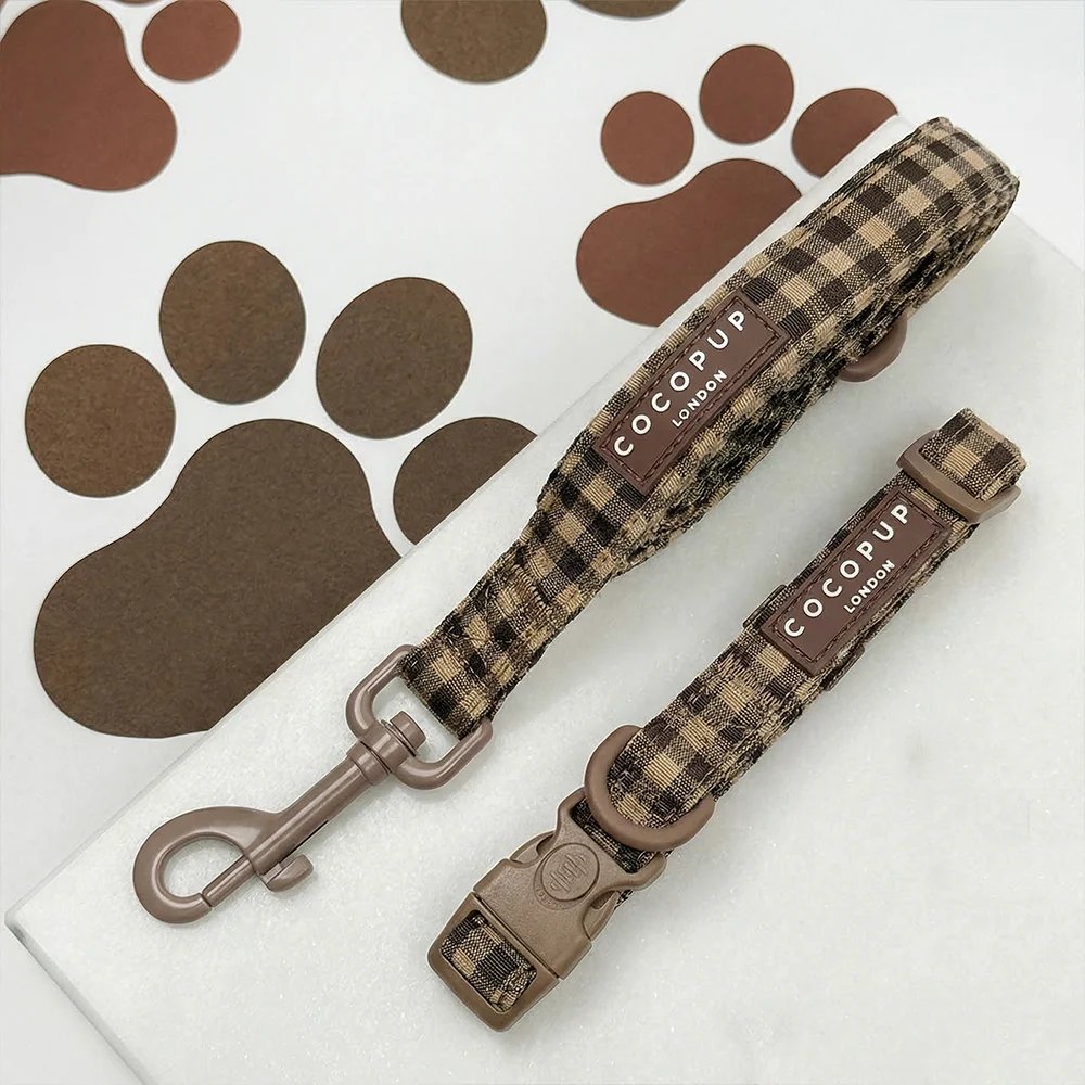 Cotswolds Check Collar & Lead Bundle