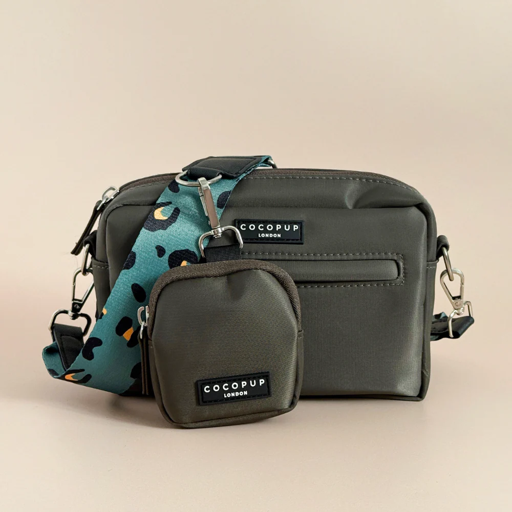 Dog Walking Bag Bundle - Khaki Leopard