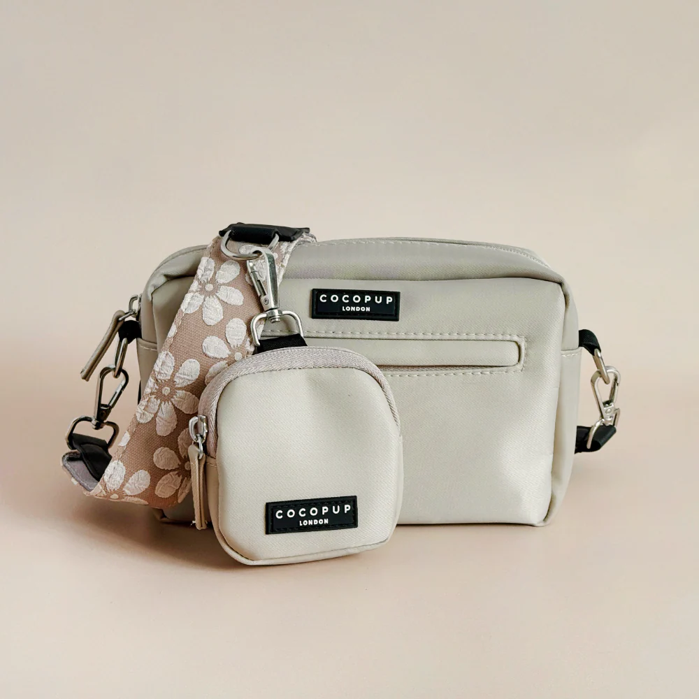 Dog Walking Bag Bundle - Mocha Flower
