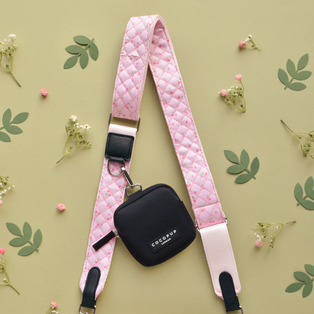 Bag Strap - Quilted Ditsy Floral Pink - Image 5