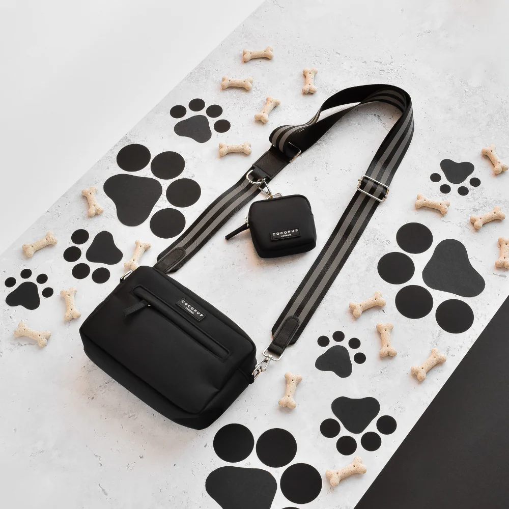 Dog Walking Bag Bundle - Reflective Black - Image 2