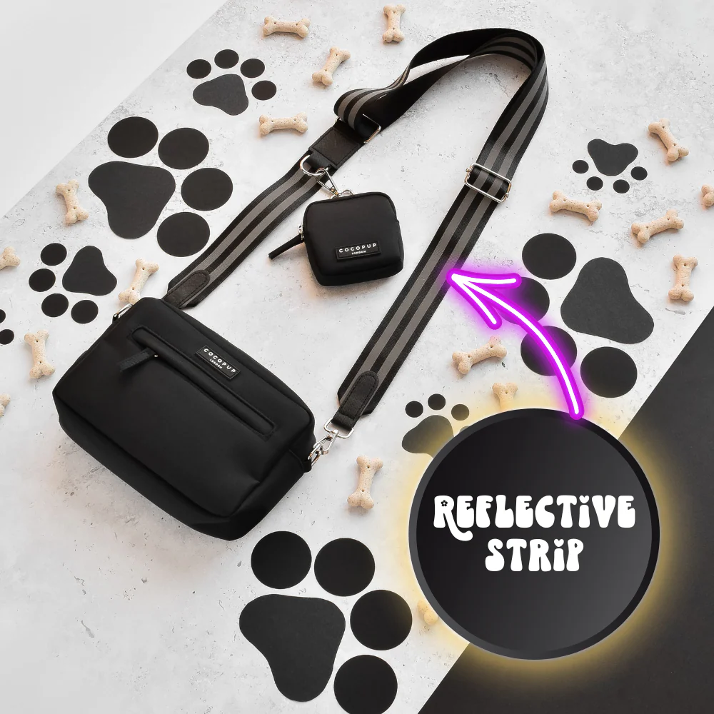 Dog Walking Bag Bundle - Reflective Black - Image 3