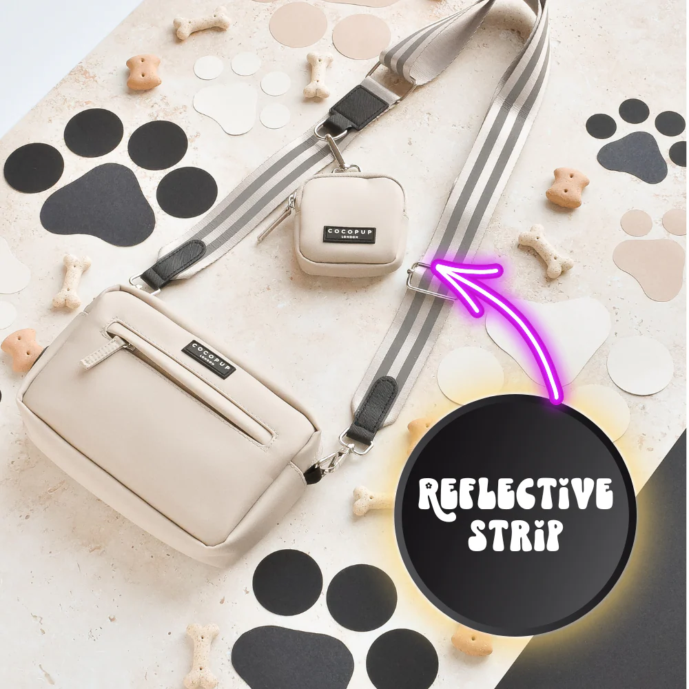 Dog Walking Bag Bundle - Reflective Nude - Image 3