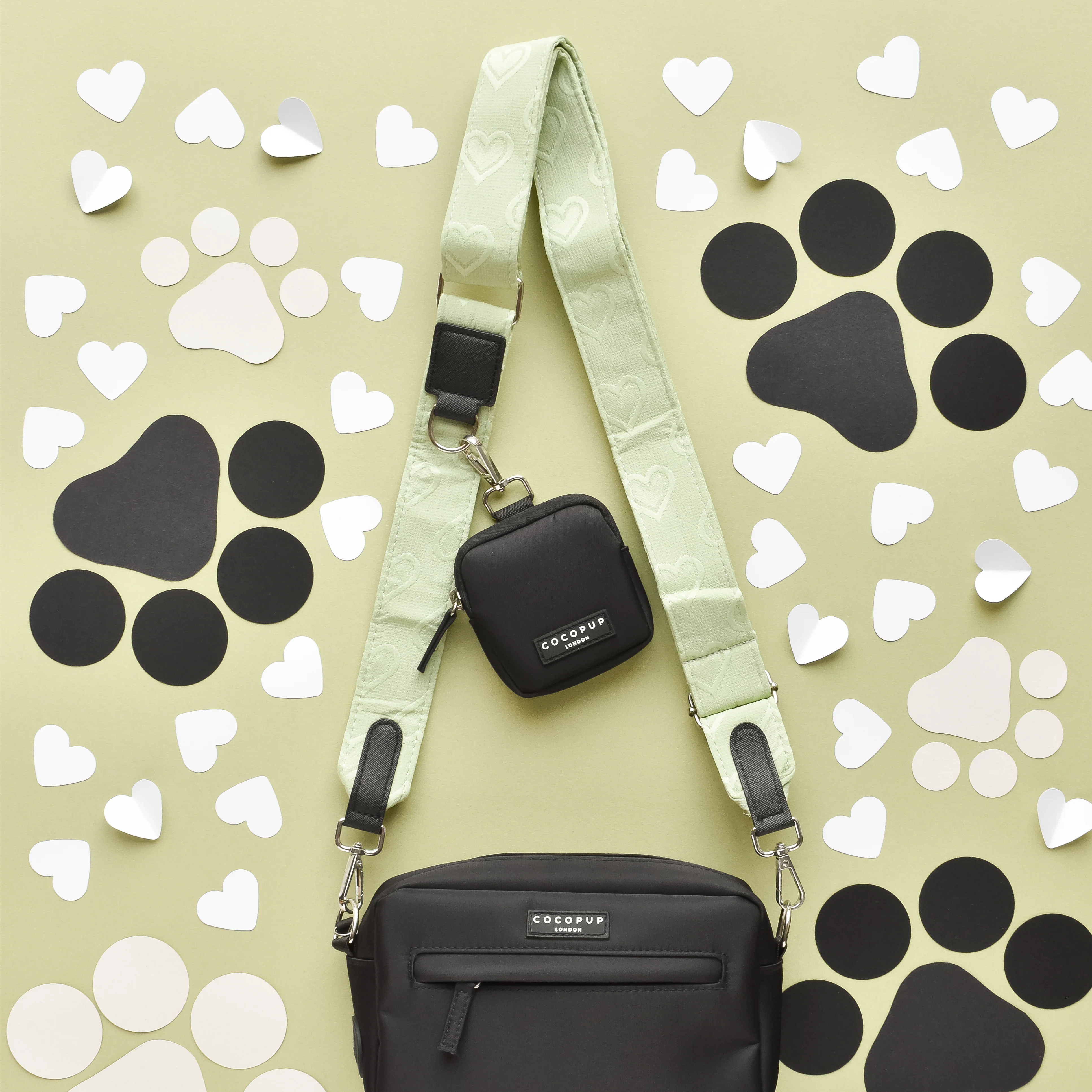 Dog Walking Bag Bundle - Sage Heart - Image 2