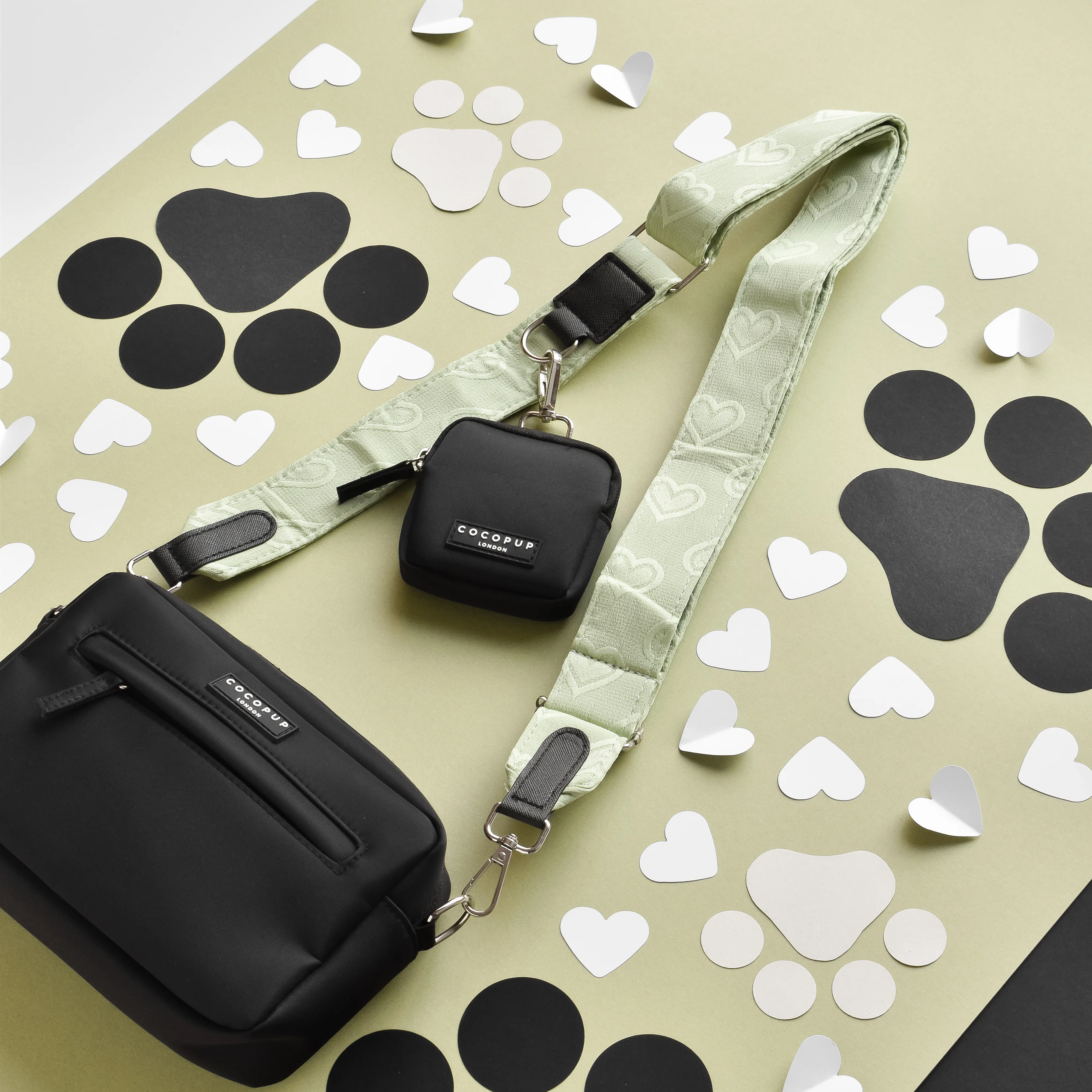 Dog Walking Bag Bundle - Sage Heart - Image 4
