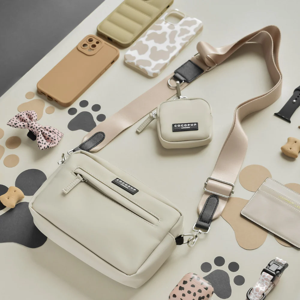 Dog Walking Bag - Caramel Latte - Image 4