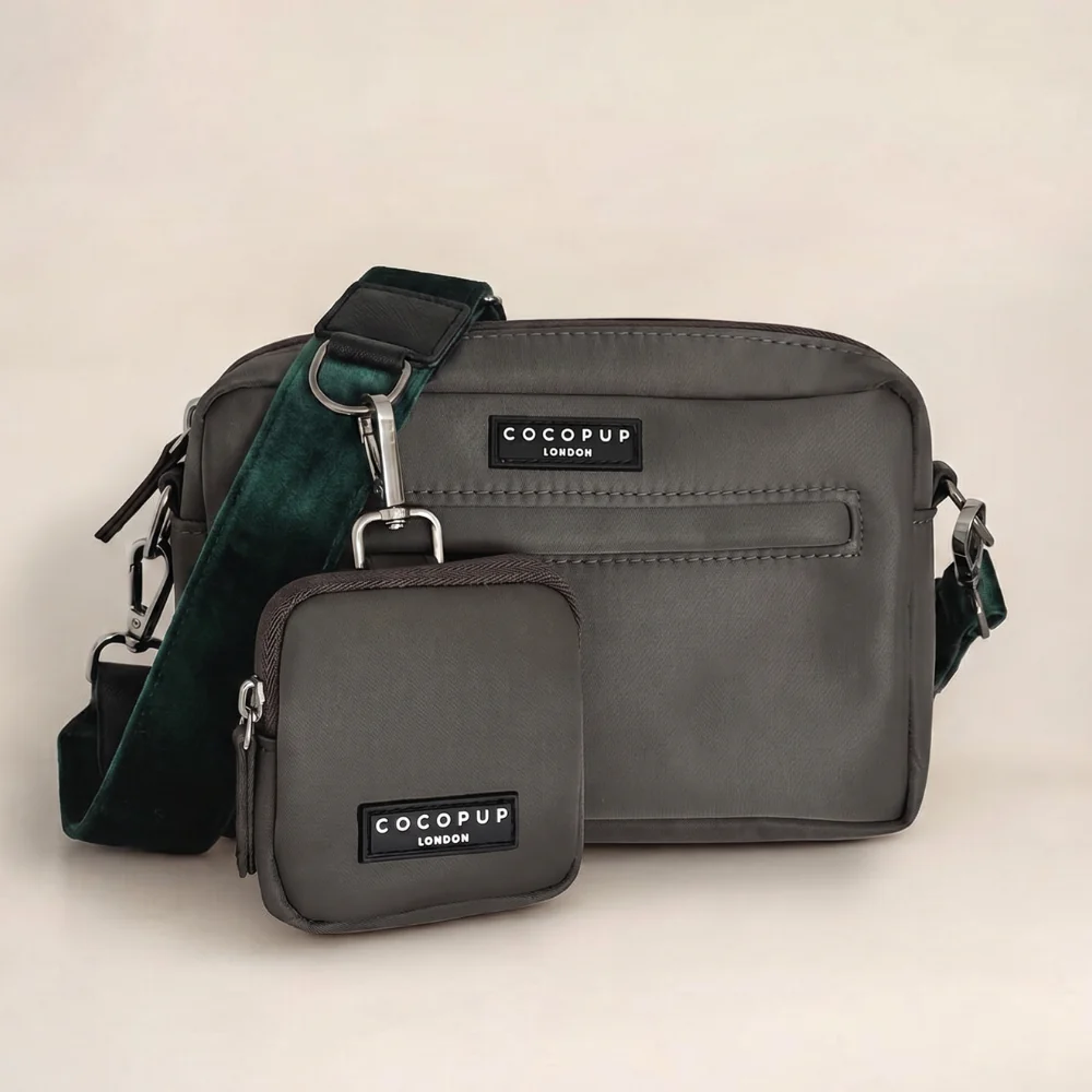 Dog Walking Bundle - Forest Green Velvet