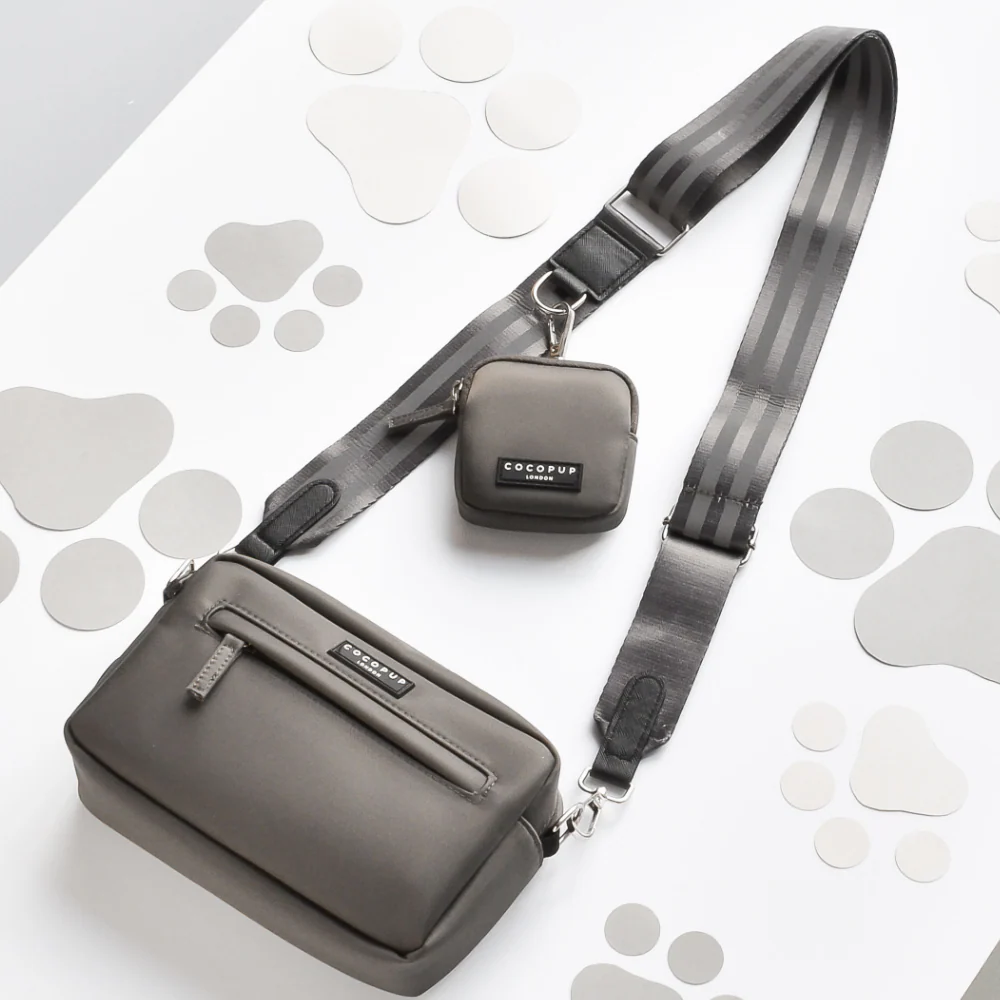Dog Walking Bag Bundle - Reflective Mocha - Image 2