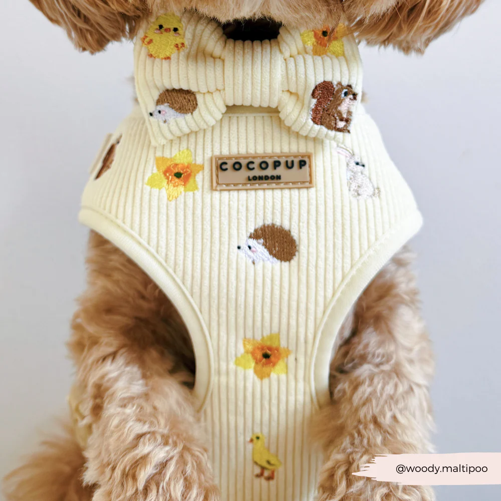 Embroidered Woodland Walkies Adjustable Neck HARNESS - Image 7