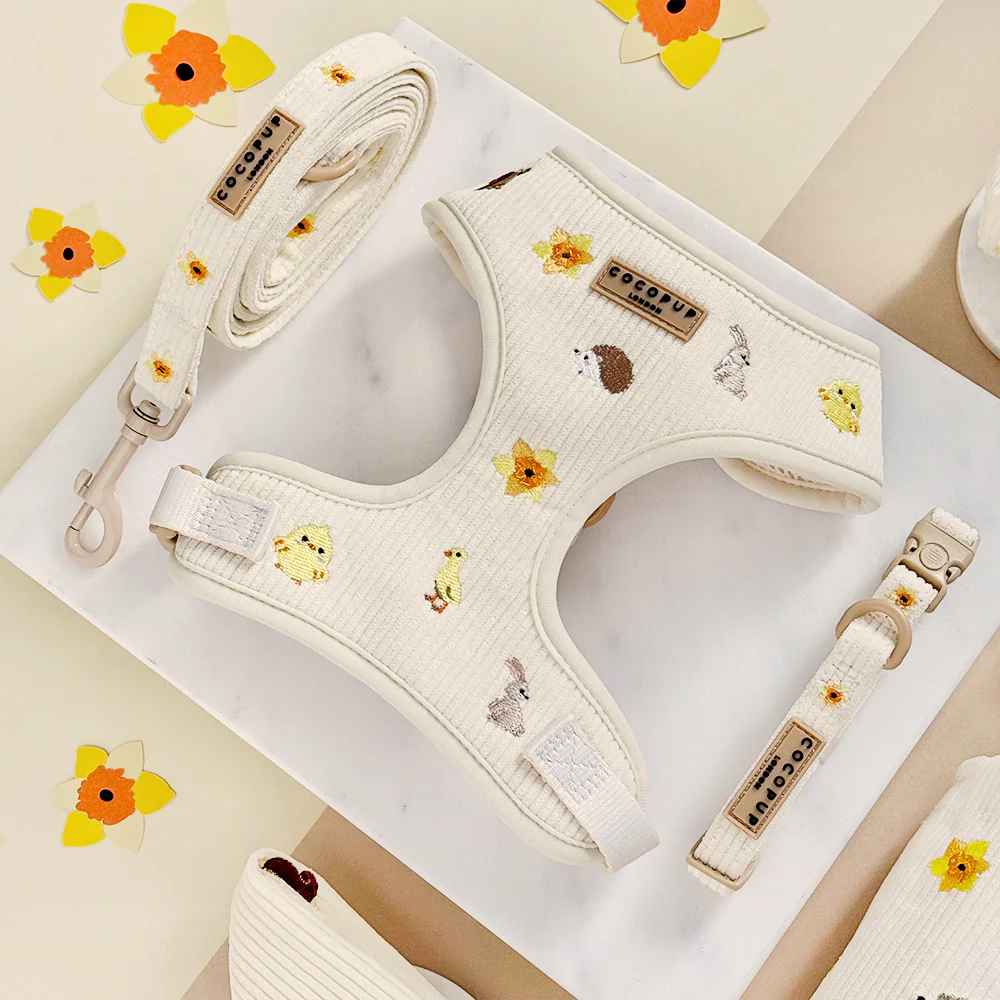 Embroidered Woodland Walkies Adjustable Neck HARNESS - Image 5