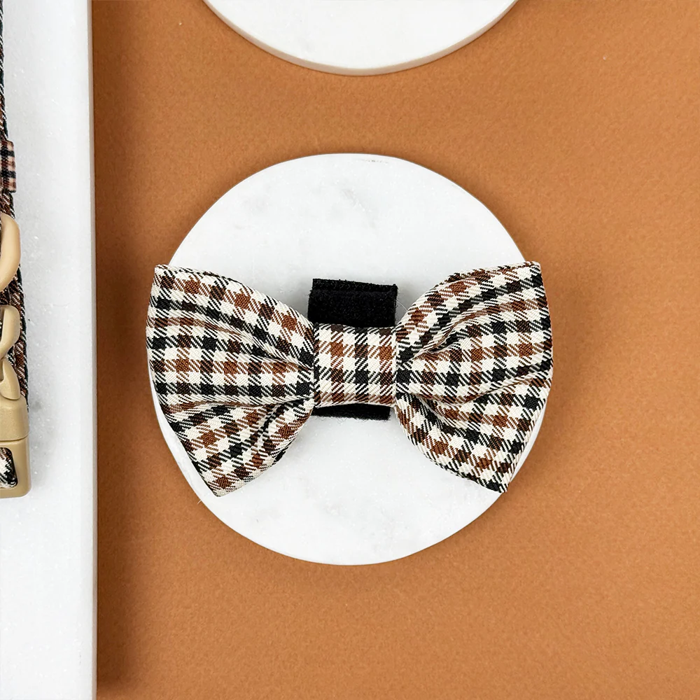 Heritage Check Bow Tie - Image 3