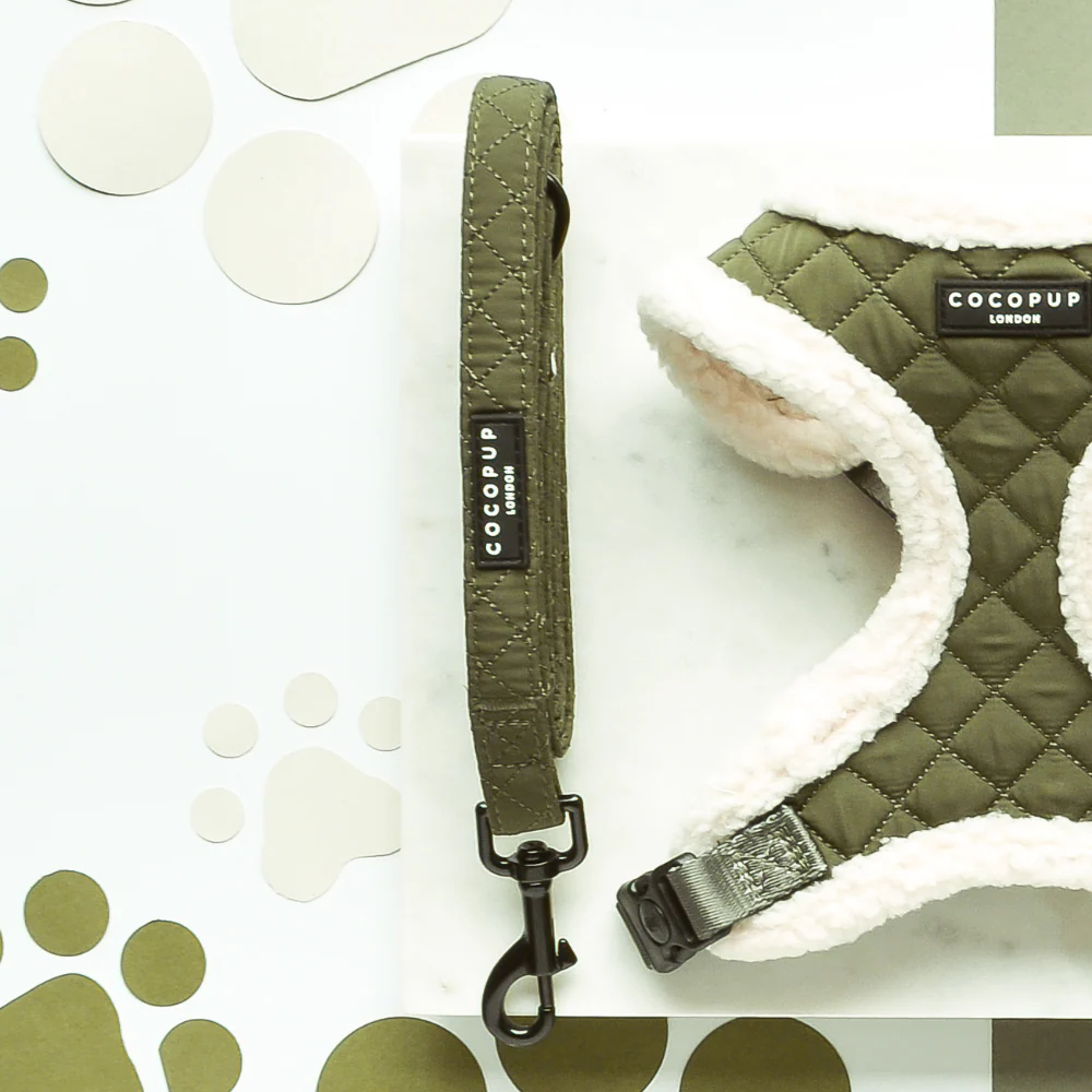 Khaki Quilted Lead - Image 2
