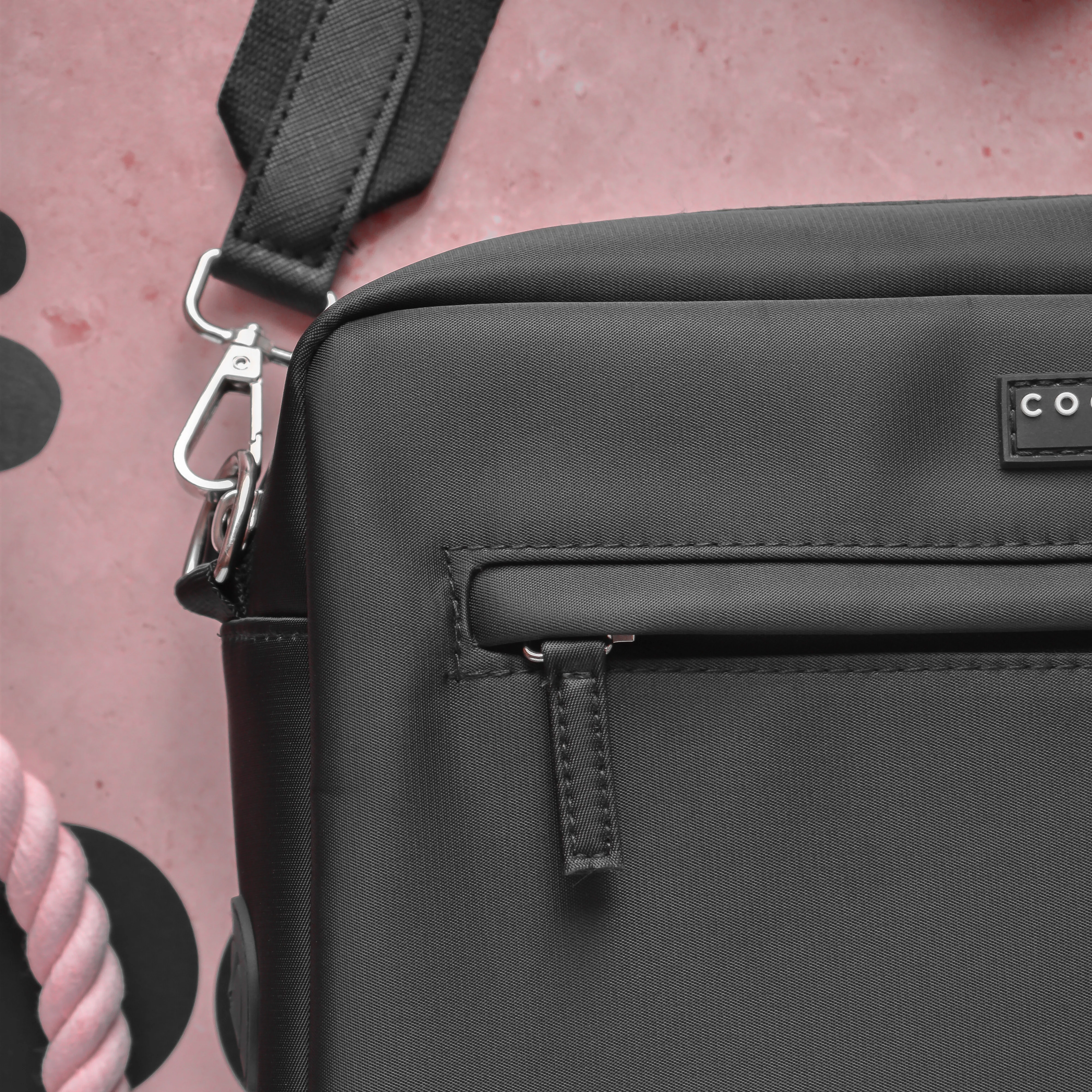 Large Dog Walking Bag - Black - Image 5
