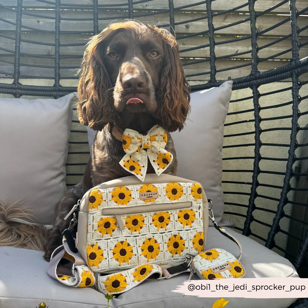 Large Dog Walking Bag - Sunflower Patch - Image 7