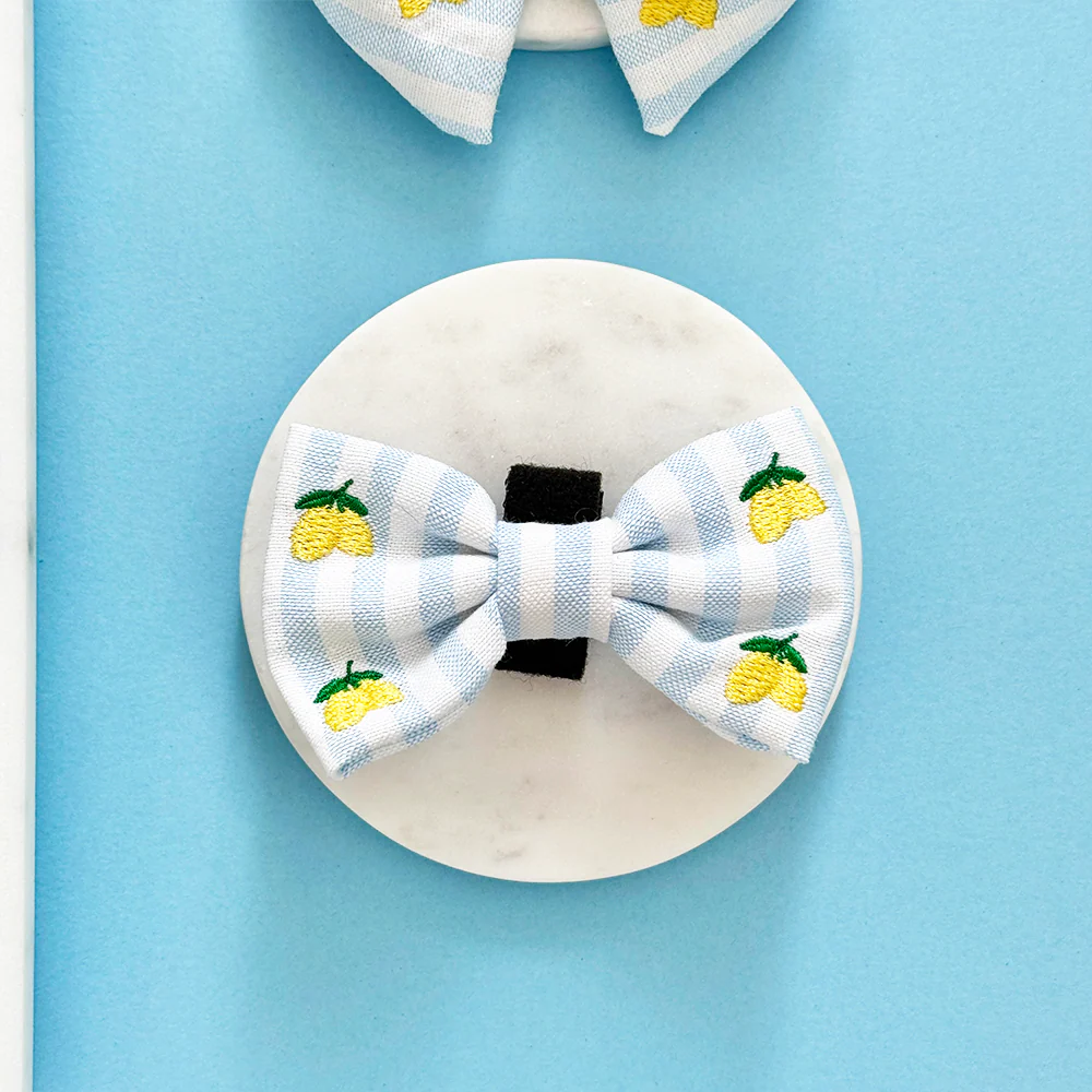 Living La Vida Lemon Bow Tie - Image 2