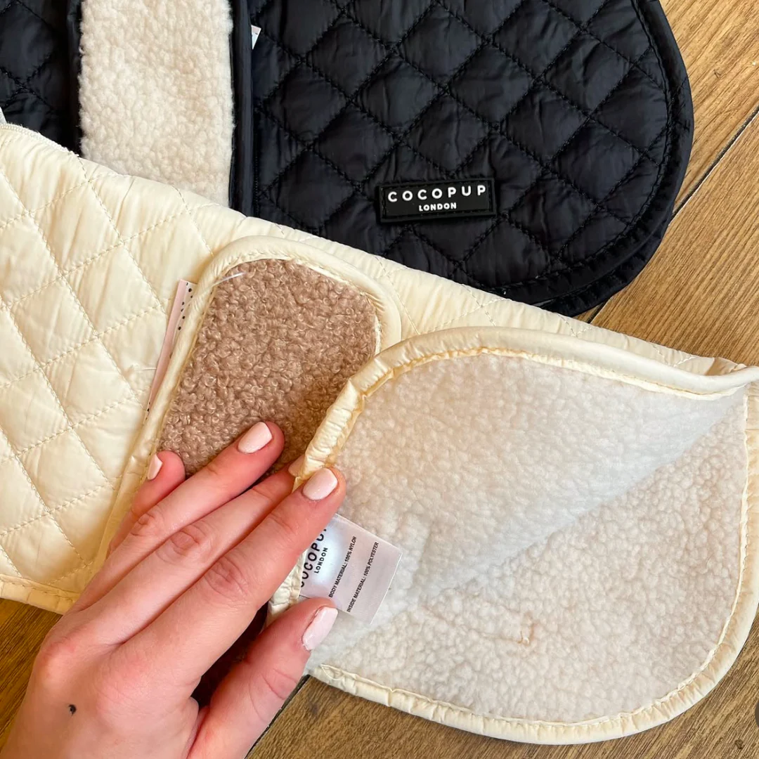 Quilted Dog Coat - Creamy Chai - Image 33