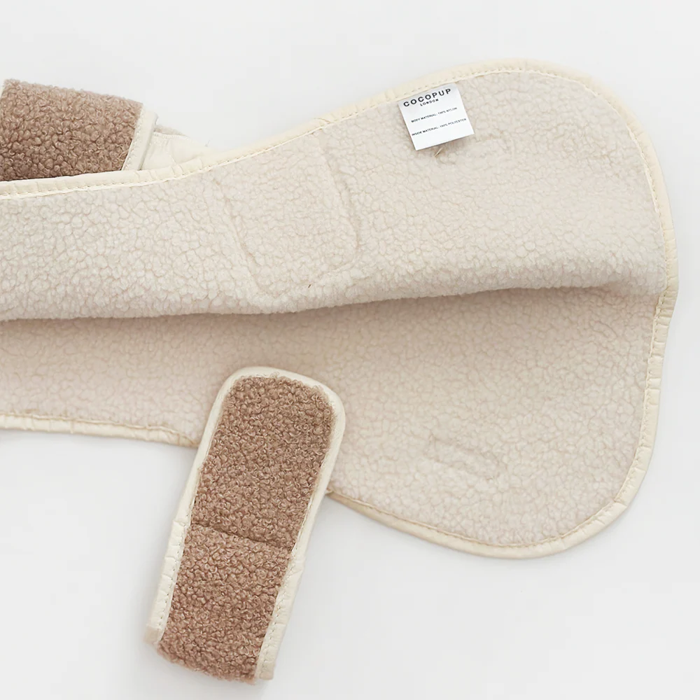 Quilted Dog Coat - Creamy Chai - Image 6