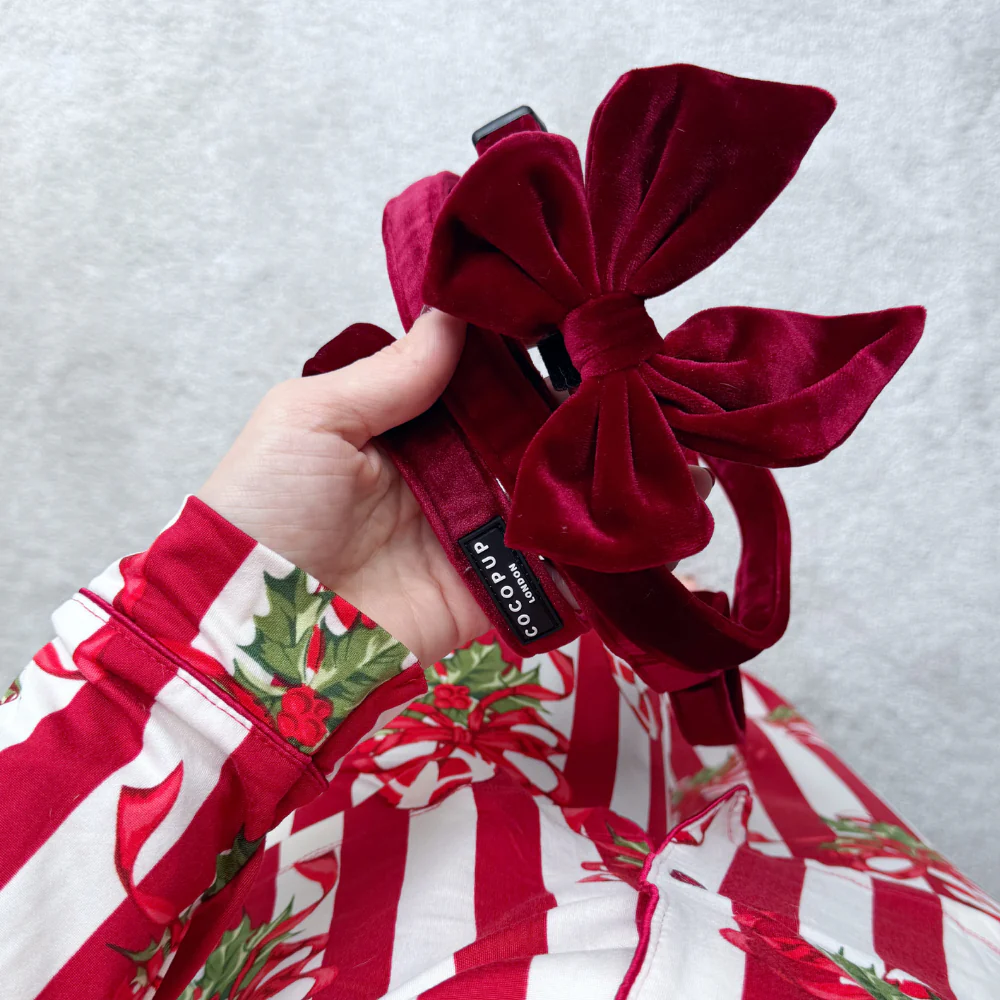 Luxe Velvet Lead - Berry Red - Image 3