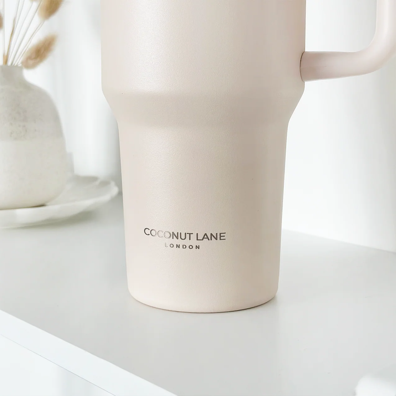 Marshmallow Pink Stainless Steel Tumbler - By Coconut Lane - Image 2