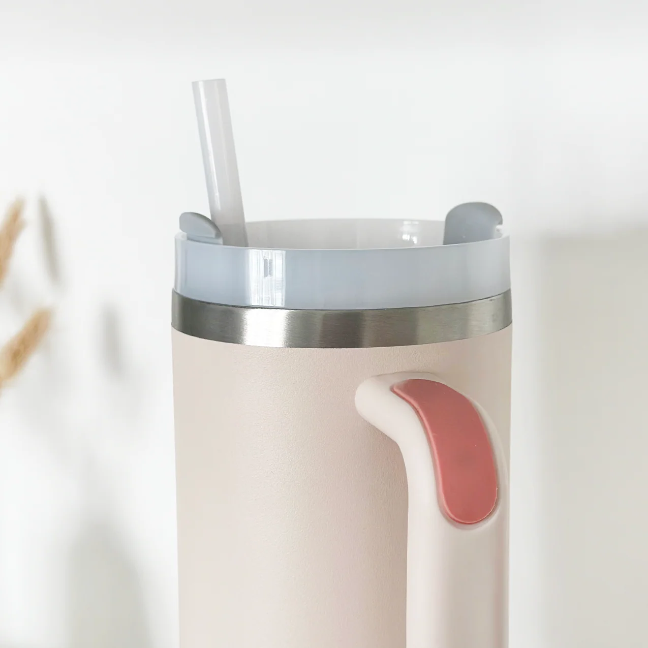 Marshmallow Pink Stainless Steel Tumbler - By Coconut Lane - Image 3