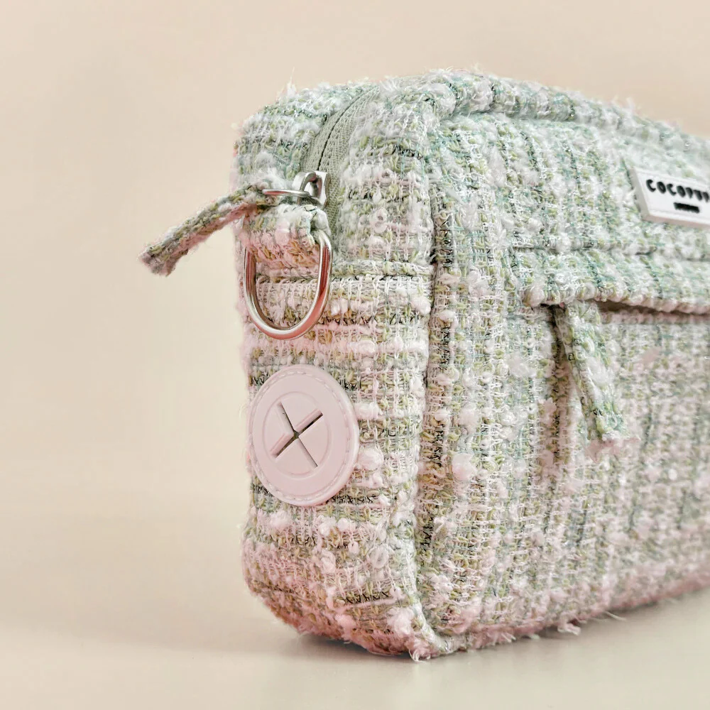 Matcha Textured Tweed Dog Walking Bag Bundle - Image 2