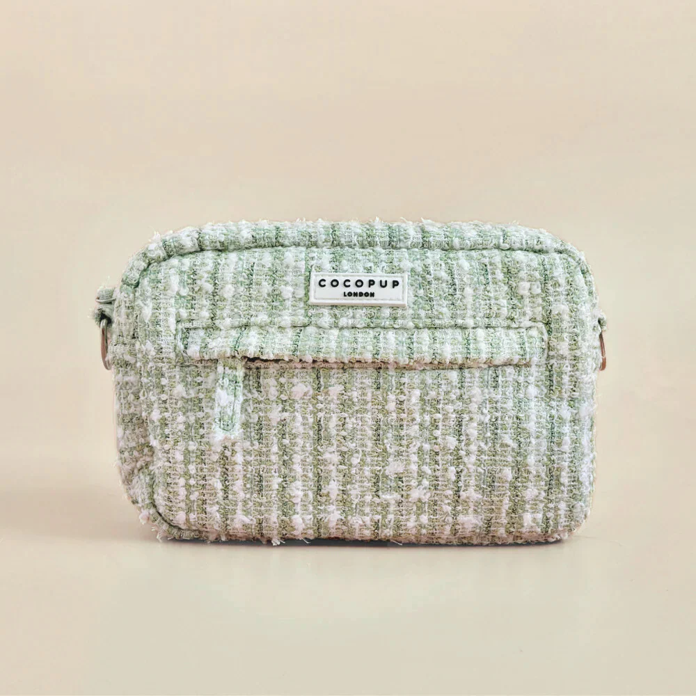Matcha Textured Tweed Dog Walking Bag Bundle - Image 3