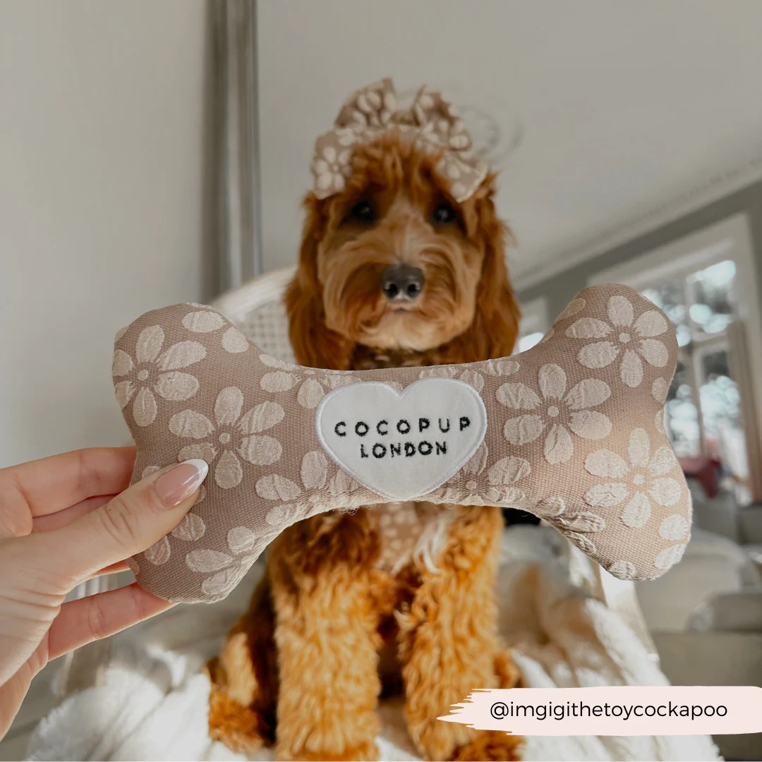 Mocha Flower Bone Toy - Image 7