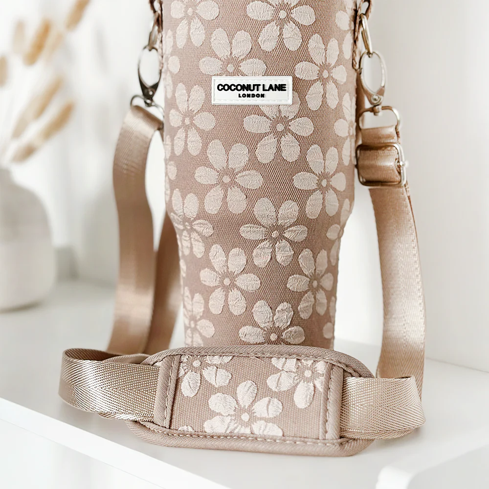 Mocha Flower Tumbler Carry Case by Coconut Lane - Image 2