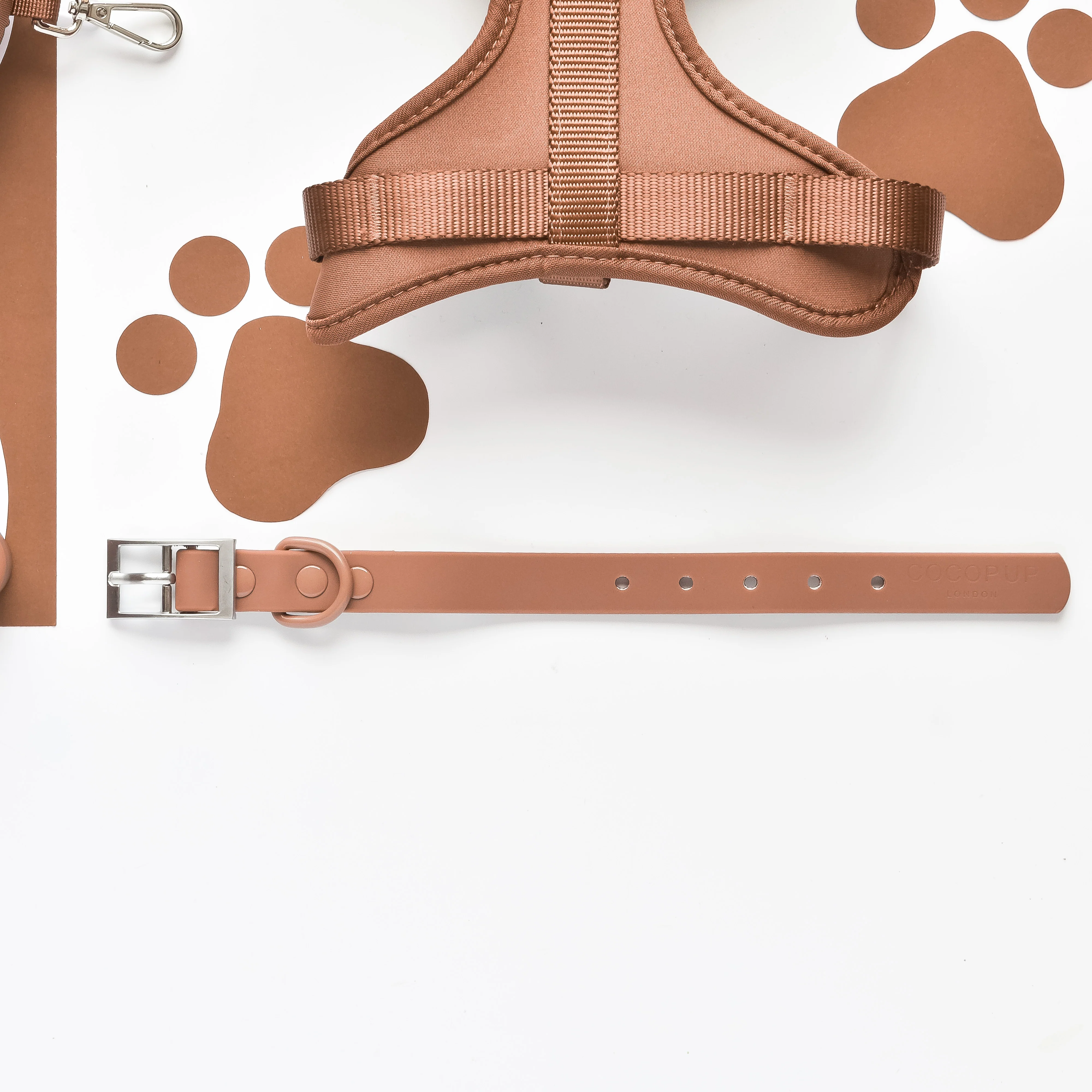 NAKD Adjustable Neck Harness, Lead, Collar & Poop Bag Bundle - Brownie - Image 5