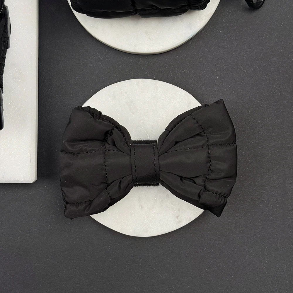 Onyx Quilted Bow Tie - Image 2