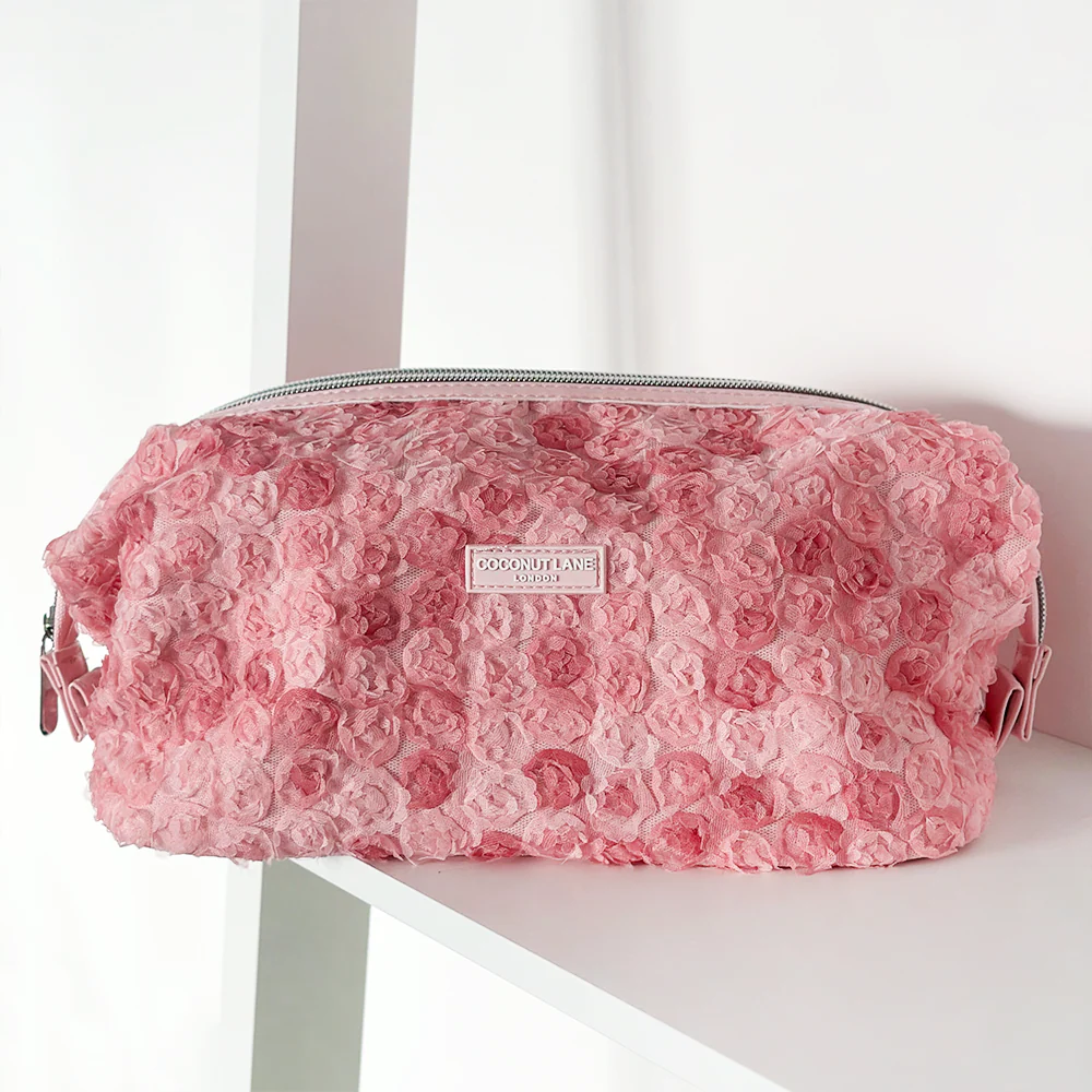 Peony Pup Expandable Makeup Bag - By Coconut Lane - Image 4